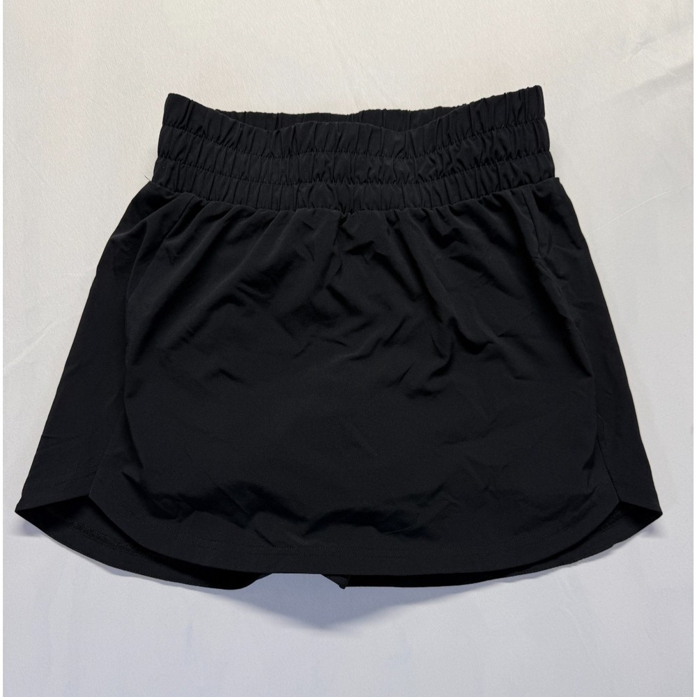 Z by Zella Interval Golf Tennis Skort Womens XS Black Athleticโ Lined High Waist